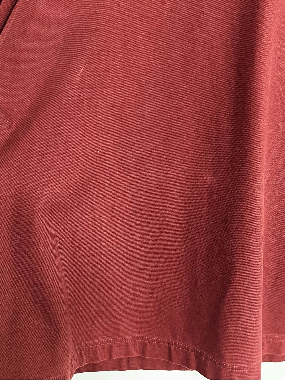 Vintage LL Bean Field Jacket Barn Coat Chore Jacket Burgundy Green Size XL - Picture 8 of 9